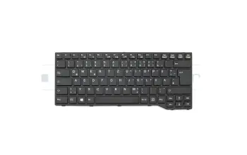 FUJ:CP733741-XX teclado original Fujitsu DE (alemán) negro/negro/mate