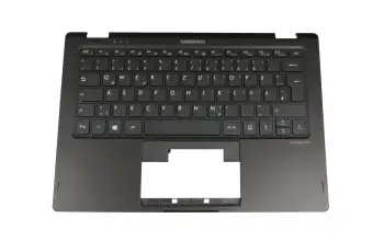 40069064 teclado incl. topcase original Medion DE (alemán) negro/negro