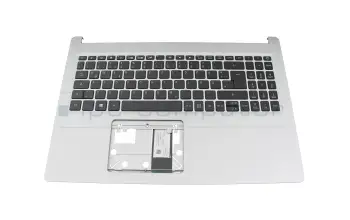 6B.HSNN7.011 teclado incl. topcase original Acer DE (alemán) negro/plateado