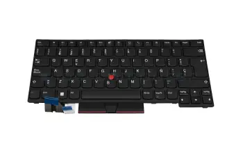 5N20V43733 teclado original Lenovo SP (español) negro/negro con mouse-stick