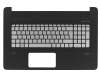 813678-041 teclado incl. topcase original HP DE (alemán) plateado/negro con retroiluminacion