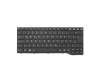 CP670815-03 teclado original Fujitsu DE (alemán) negro/negro/mate