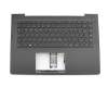 35041599 teclado incl. topcase original Medion DE (alemán) negro/negro con retroiluminacion