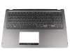 0KNB0-5633GE00 teclado incl. topcase original Asus DE (alemán) negro/canaso con retroiluminacion