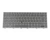 L15542-041 teclado original HP DE (alemán) gris/plateado con mouse-stick