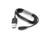 Cable de datos-/carga USB negro original 0,95m para Asus ZenWatch 2 (Wren)