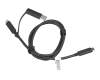 Cable de datos-/carga USB-C negro 1,00m para Lenovo IdeaPad 110-14IBR (80T6/80UJ)