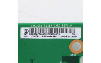 Lenovo 00FC580 FRU Cyclops Riser Card