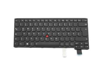 00HW775 teclado original Lenovo DE (alemán) negro/negro/mate con retroiluminacion y mouse-stick