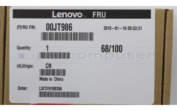 Lenovo DC-in para Lenovo ThinkPad T470s (20HF/20HG/20JS/20JT)