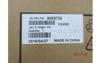 Lenovo 00XD732 ASSY_AL_REAR_Deco_X1