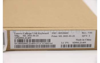 Lenovo DT_KYB USB Calliope KB BK GER para Lenovo ThinkCentre M75n (11GW)