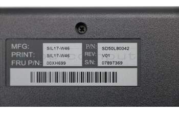 Lenovo 00XH699 DT_KYB USB TRDTNL KB BK 189 FRA