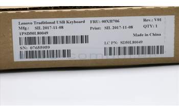 Lenovo DT_KYB USB TRDTNL KB BK HUN para Lenovo ThinkCentre M910q (10MU/10MX/10QN/10MV/10MW)