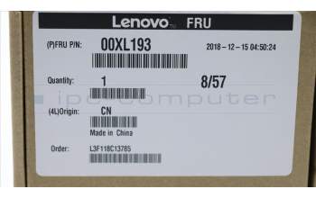 Lenovo CABLE Fru, 320mmSATA cable 1latch para Lenovo ThinkCentre M720t (10U5)