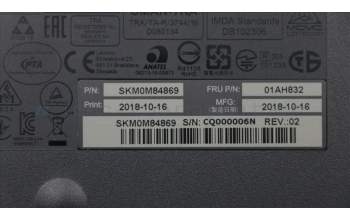 Lenovo 01AH832 KYB_MOUSE Primax RFBU71 2.4G BK CZ
