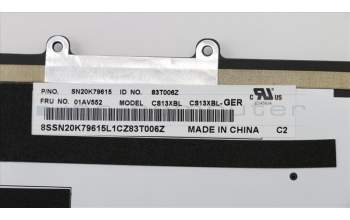 Lenovo 01AV552 NB_KYB internal,GER,Liteon,backlit