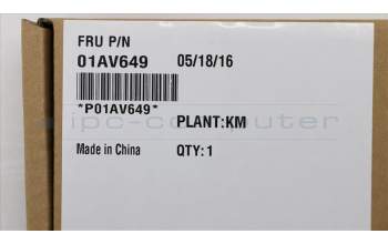 Lenovo 01AV649 SPEAKERINT Speaker ASM(L+R),NJE,Chrome