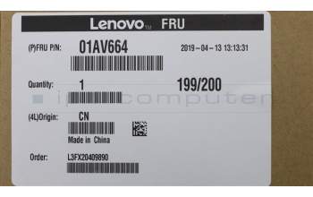 Lenovo 01AV664 DISPLAY 13.3\'\',FHD,AG,touch,Windows,AUO