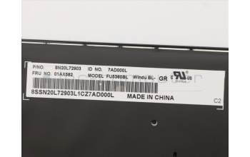 Lenovo 01AX582 NB_KYB Windu KBD,GR,LTN BL