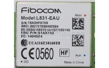 Lenovo 01AX743 WIRELESS Wireless,CMB,FBC,XMM7161