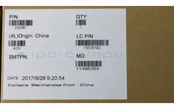 Lenovo 01AX951 COVER Cover,C Cover, no FP hole