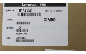 Lenovo MECH_ASM CS14S_3+2BCP,MYLAR,PBLACK,CHY para Lenovo ThinkPad X270 (20K6/20K5)