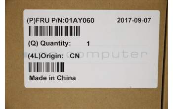 Lenovo 01AY060 MECH_ASM CS15W_3+2BCP,MYLAR,PBLACK,TRA