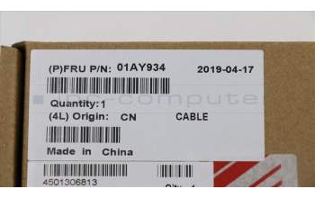 Lenovo 01AY934 CABLE CBL,LCD EDP,WQHD,AUO/JDI+HT