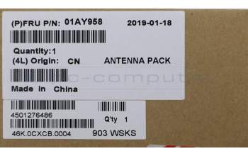 Lenovo 01AY958 ANTENNA Antenna,WLAN+WWAN,WNC+JT