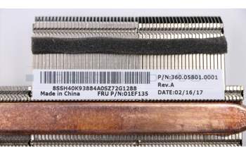 Lenovo 01EF135 HEATSINK Heatsink 35+40W AIO910