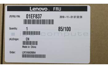 Lenovo BEZEL Non Slim ODD Bezel,333AT para Lenovo ThinkCentre M710q (10MS/10MR/10MQ)