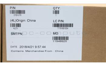 Lenovo 01EN378 HEATSINK Intel UMA w fan Delta