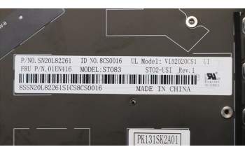 Lenovo 01EN416 NB_KYB KB BLKSunrexUSEnglish Internatio