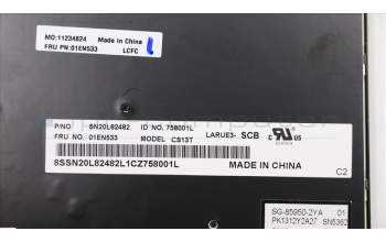 Lenovo 01EN533 NB_KYB Larue3 KBD,SI,LTN