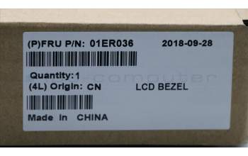 Lenovo BEZEL LCD Bezel,CAM,HD/FHD,T570 para Lenovo ThinkPad T570 (20H9/20HA/20JW/20JX)
