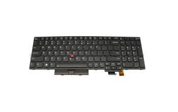 01ER582 teclado original Lenovo US (Inglés) negro/negro con retroiluminacion y mouse-stick
