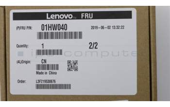Lenovo CAMERA Camera,RGB/IR,Front,2MIC,ZIF,Chy para Lenovo ThinkPad L480 (20LS/20LT)