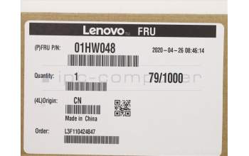 Lenovo 01HW048 CAMERA Camera,HD/IR,Front,MIC,ZIF,Chy