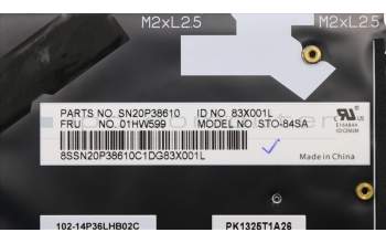 Lenovo 01HW599 NB_KYB Storm3,CHY,KB-BL,BK,SI