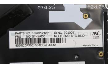 Lenovo 01HW605 NB_KYB Storm3,CHY,KB-BL,BK,JP