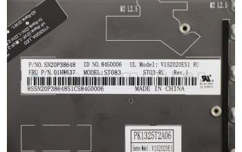 Lenovo 01HW637 NB_KYB Storm3,SRX,KB-BL,BK,RU