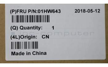 Lenovo 01HW643 NB_KYB Storm3,SRX,KB-BL,BK,GB