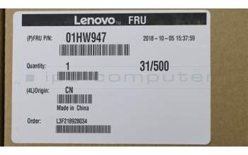 Lenovo BEZEL FRU LCD bezel ASM for camera para Lenovo ThinkPad X270 (20K6/20K5)
