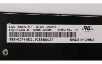 Lenovo 01HX190 NB_KYB TACHI2 LTN NBL-KB FR