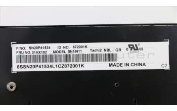 Lenovo 01HX192 NB_KYB TACHI2 LTN NBL-KB GR