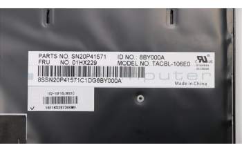 Lenovo 01HX229 NB_KYB TACHI2 CHY BL-KB ES