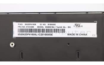 Lenovo 01HX266 NB_KYB TACHI2 LTN BL-KB BG