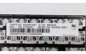 Lenovo 01HX305 NB_KYB Windu2 CHY NBL-KB BE