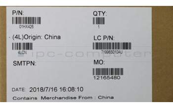 Lenovo 01HX426 NB_KYB Windu2 CHY BL-KB BG